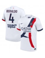 Paris Saint-Germain Lucas Beraldo #4 Vieraspaita 2025-26 Lyhythihainen